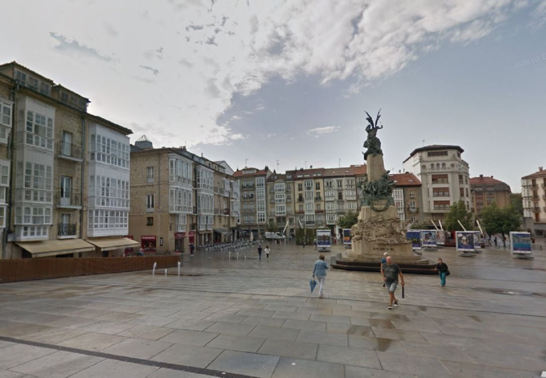 Plaza de la Virgen Blanca en Vitoria-Gasteiz