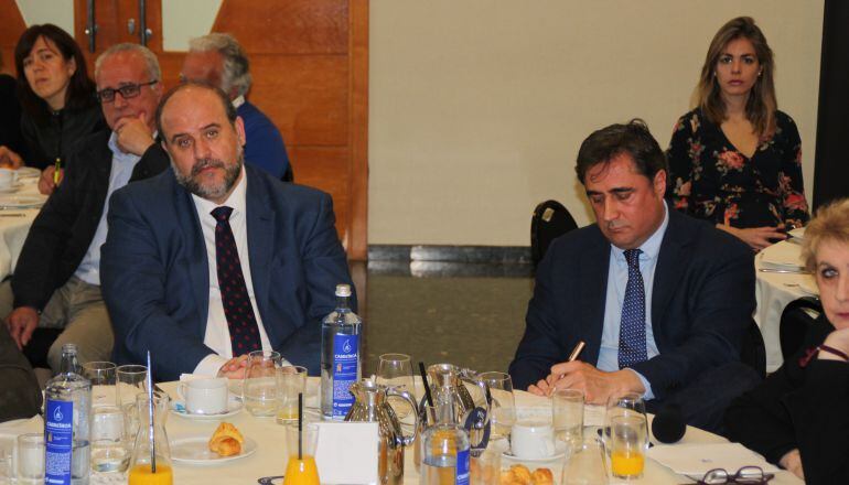 Martínez Guijarro y Mariscal compartieron mesa en la última jornada de reactivación de la Cadena SER &quot;Mirando por Cuenca&quot;, el pasado 25 de abril