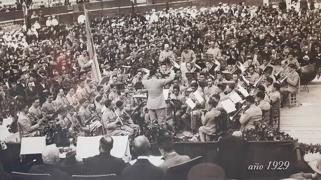 Imagen de archivo de la Banda Santa Cecilia de Elda, año 1929