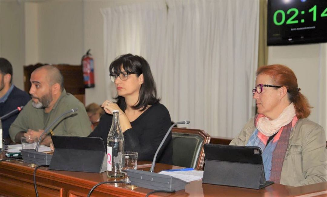 Concejales de Lanzarote en Pie-Sí Podemos en el Ayuntamiento de Arrecife.