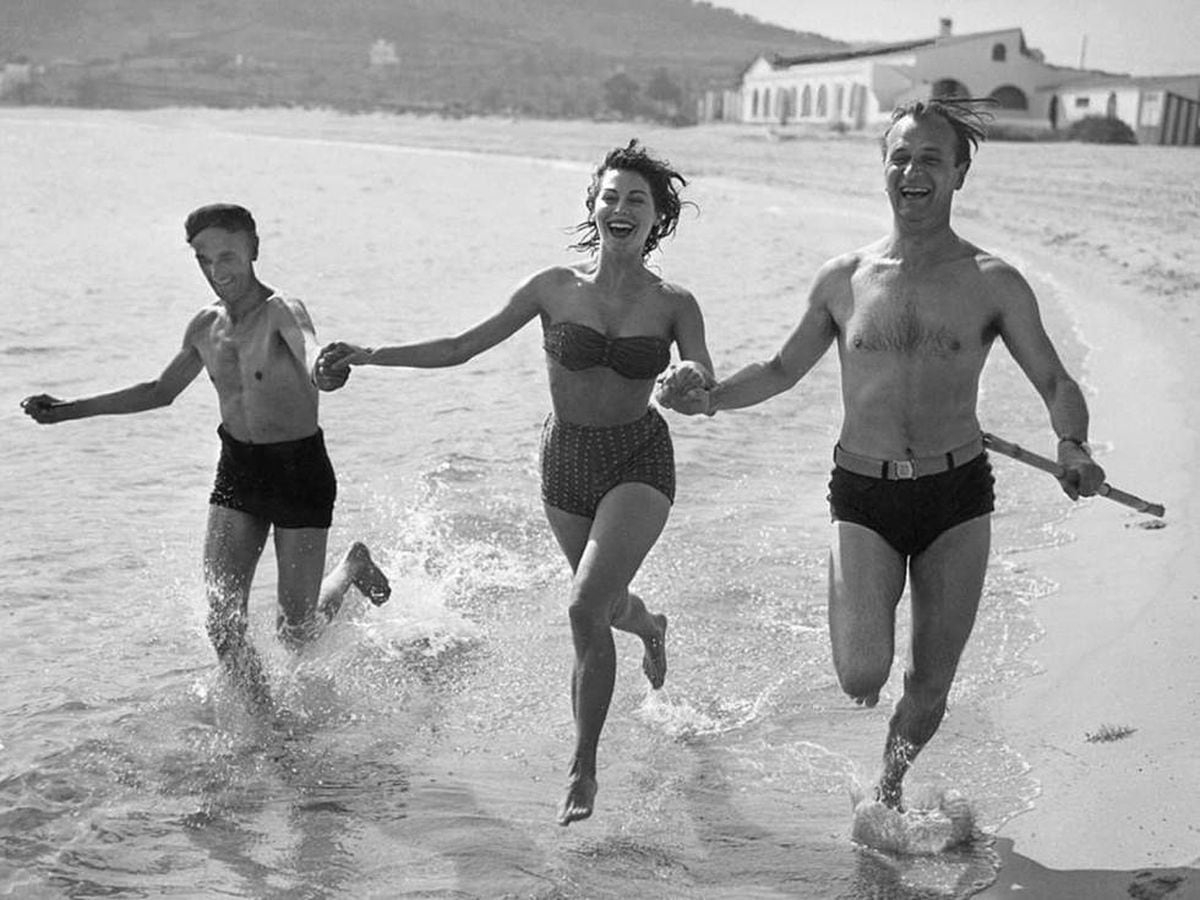 Ava Gardner amb John Laurie i Nigel Patrick