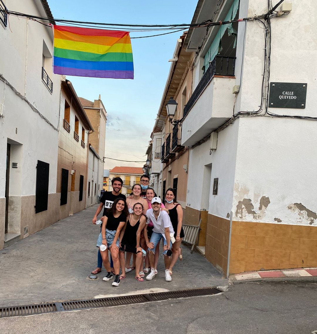 Miembros del colectivo LGTBI+ en Villamayor de Calatrava