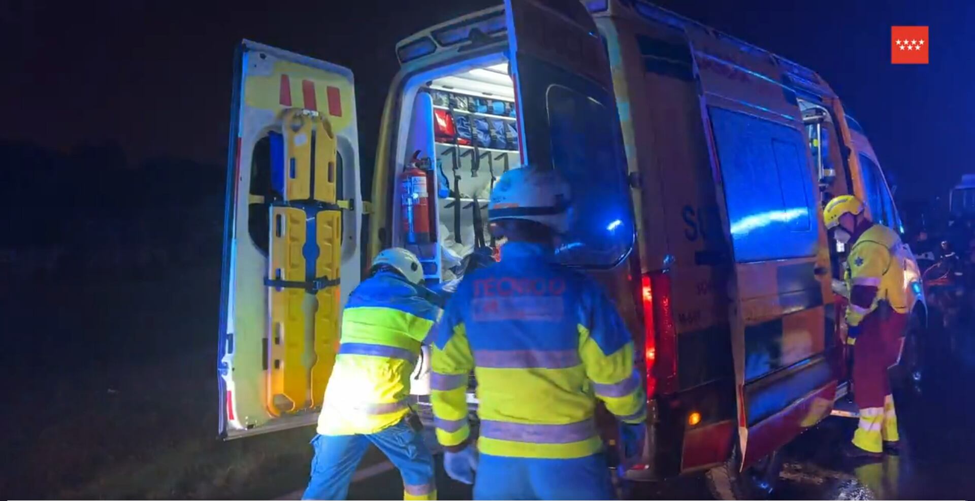 Dos hombres, de 30 y 49 años, han resultado heridos tras chocar en el kilómetro M-510, km. 1, a la altura del municipio madrileño, uno de ellos de gravedad