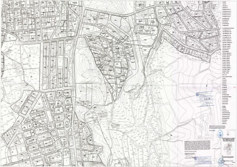 Un planejament urbanístic.