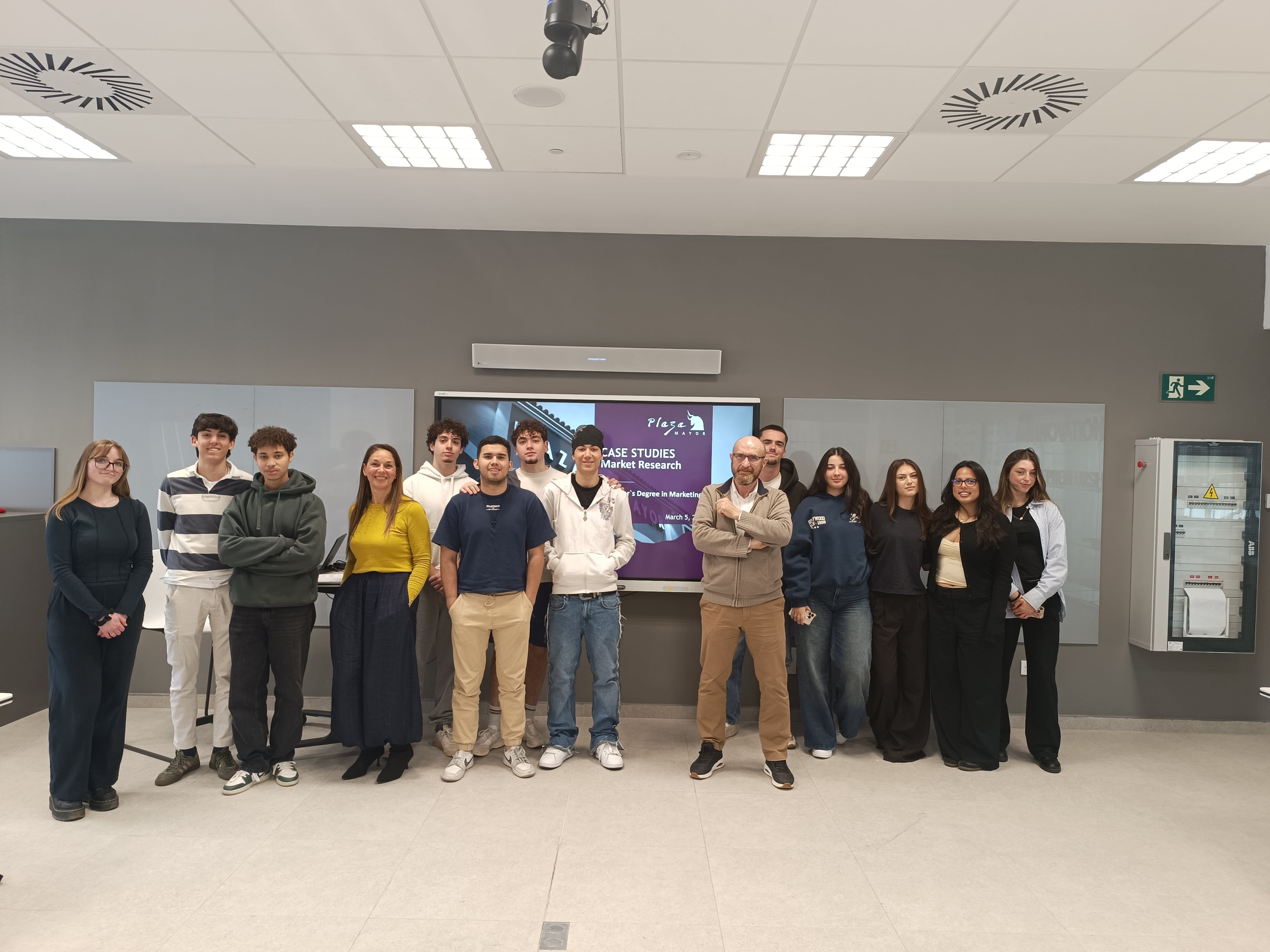 Estudiantes de Marketing de la Universidad Europea de Andalucía