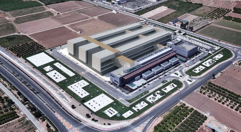 Simulación de cómo serán las nuevas oficinas de Mercadona en Albalat dels Sorells (València)