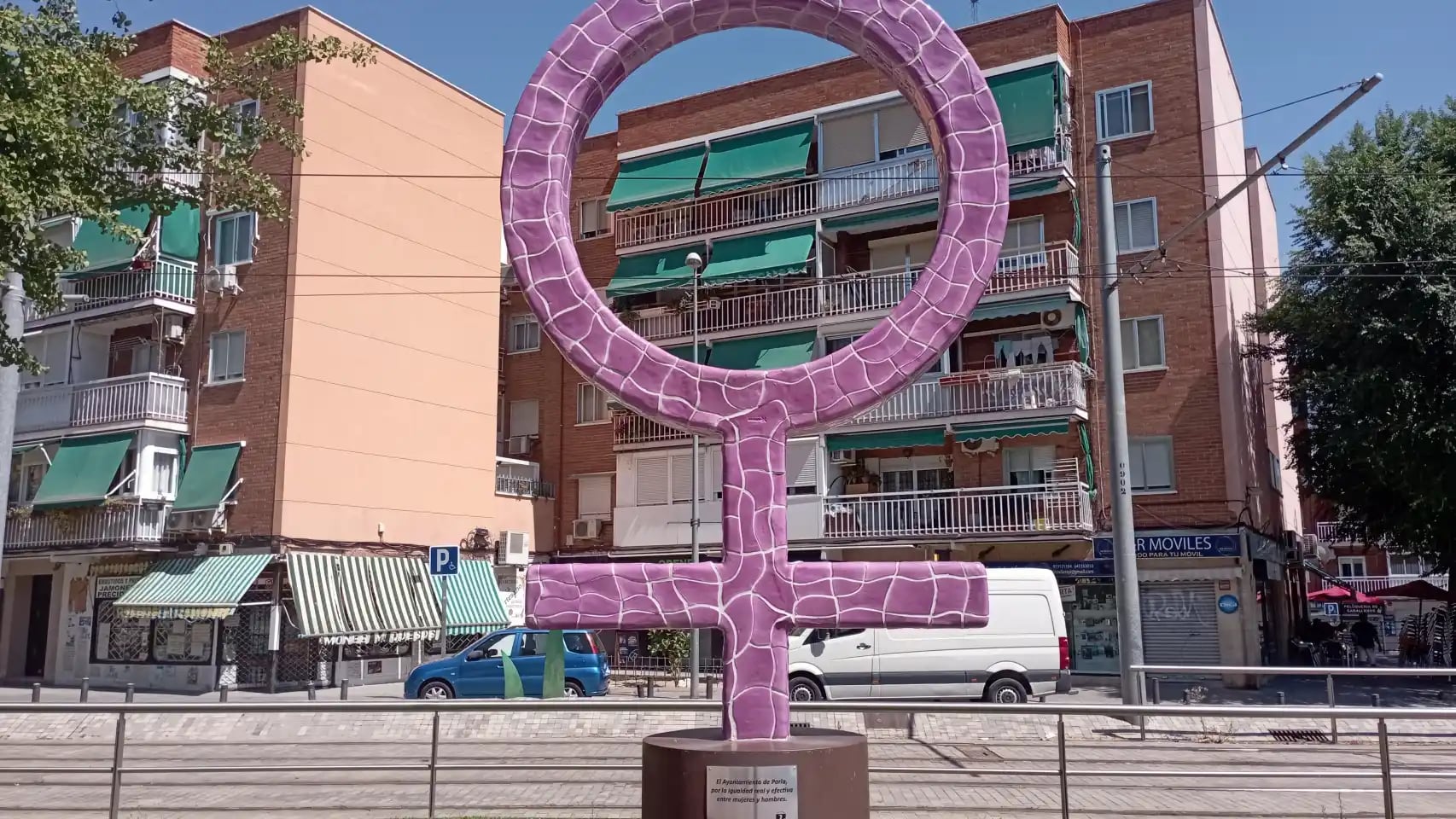 Imagen de archivo de un monumento feminista