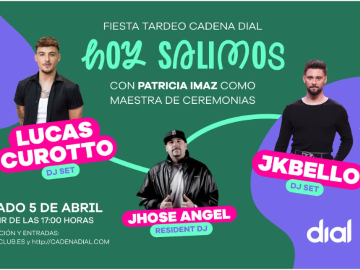 Cadena Dial celebra su primer tardeo en Madrid con una gran fiesta de música en español