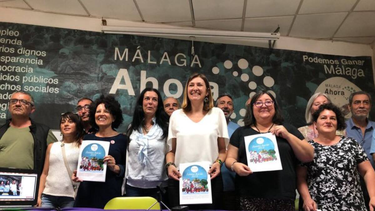 Málaga Ahora no descarta ir en coalición con Podemos e IU a las elecciones