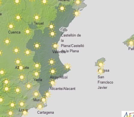 El tiempo en la Comunitat Valenciana, miércoles 1 de julio de 2020