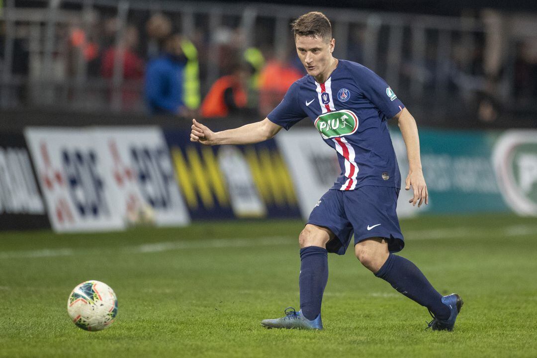 Ander Herrera, durante un partido de la copa francesa contra el Pau. 