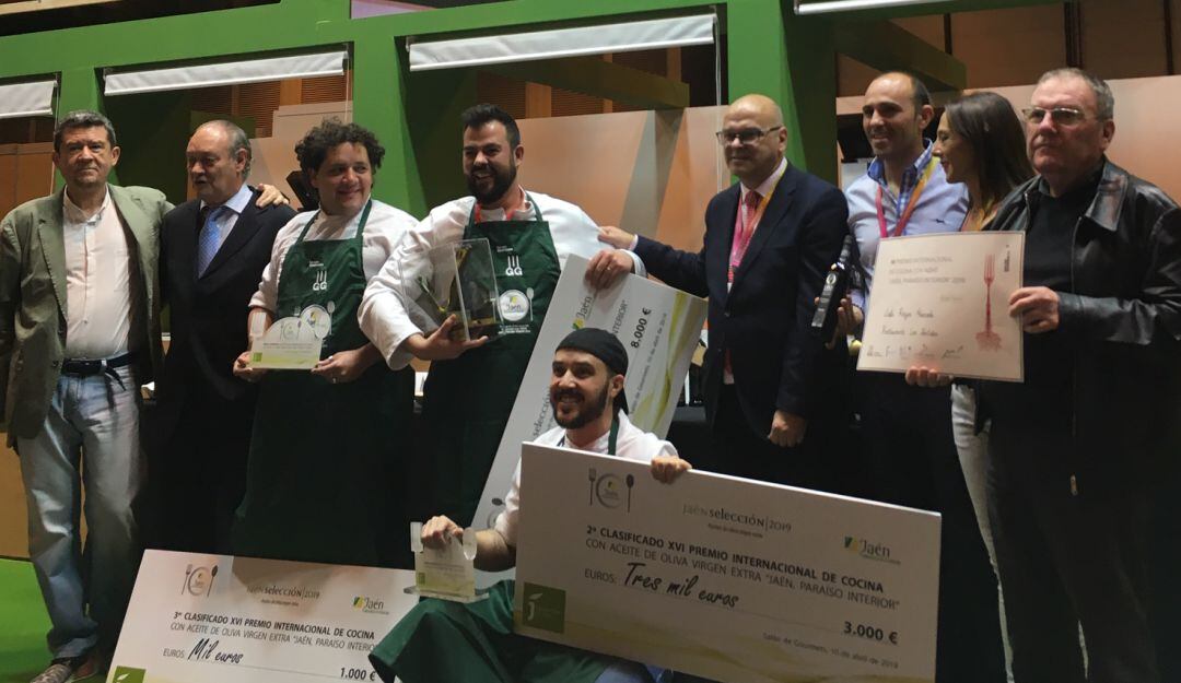 Galardonados Premio cocina AOVE &quot;Jaén, paraíso interior&quot;