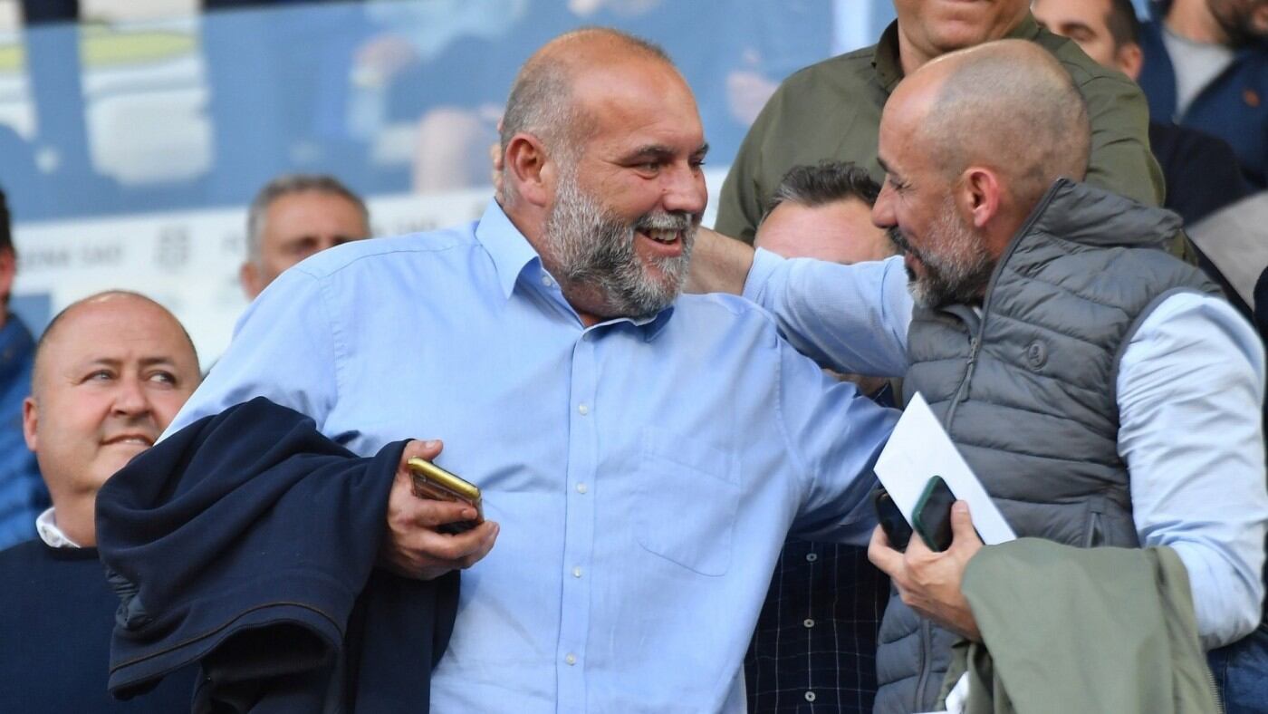 Manolo Sánchez Breis en el palco, en una imagen de archivo