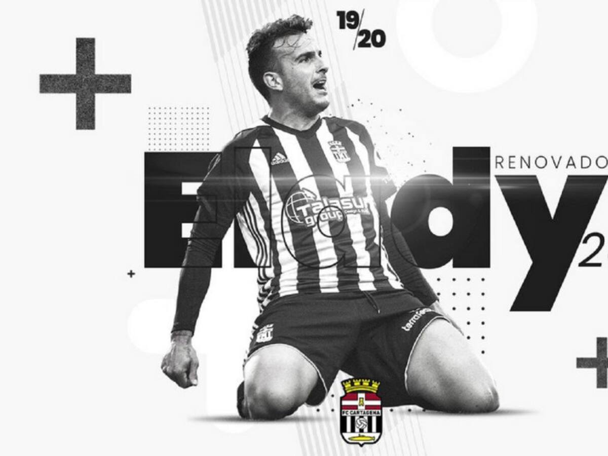 El Cartagena amplía el contrato de Elady, su máximo goleador, hasta 2021