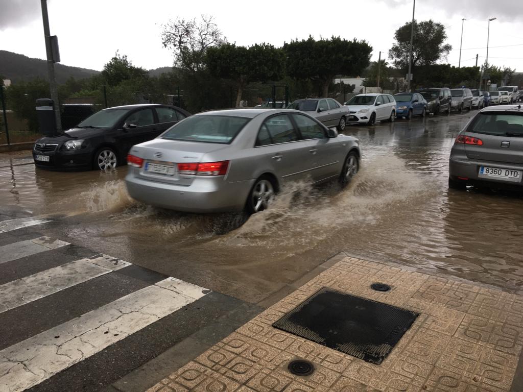 Imagen de archivo de un día de lluvia en la zona norte de Ibiza