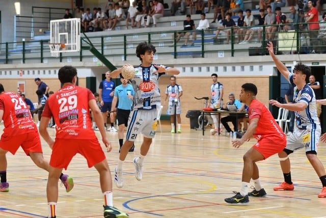 Xavi Camas en un partido con el Trops Málaga