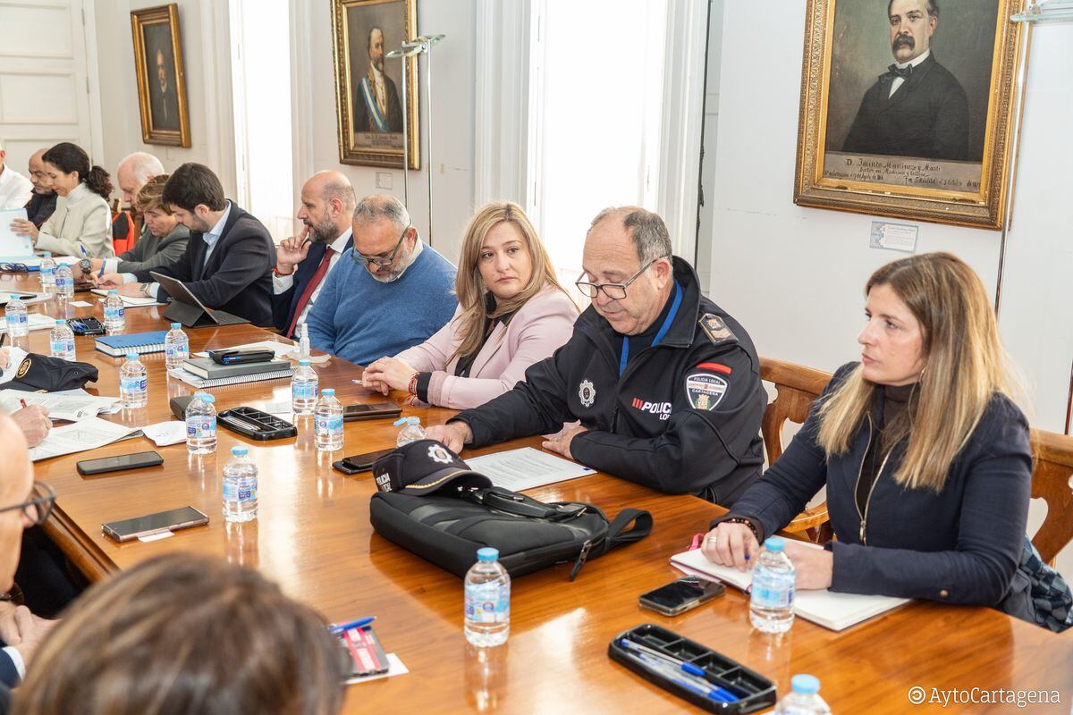 Reunión de la Junta Local de Seguridad de Cartagena