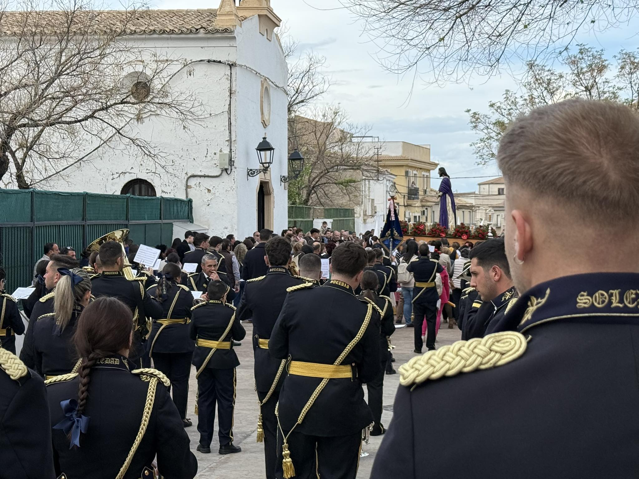 El Cautivo de Jódar en su presentación ante la Ermita de Fátima