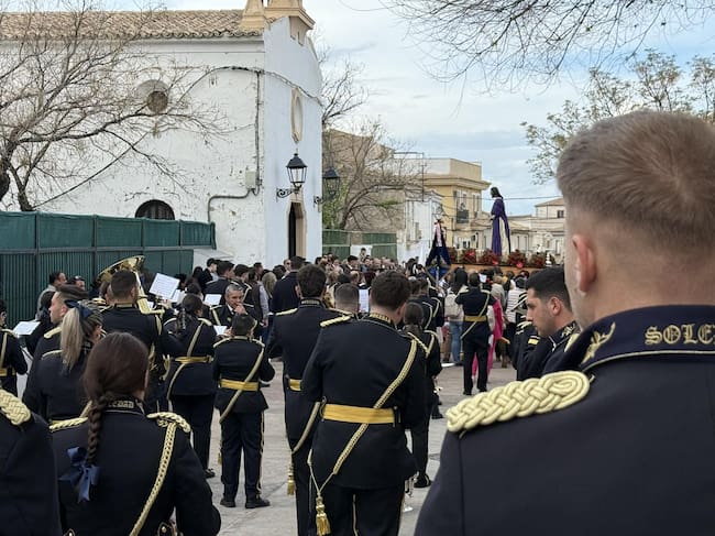 El Cautivo de Jódar en su presentación ante la Ermita de Fátima