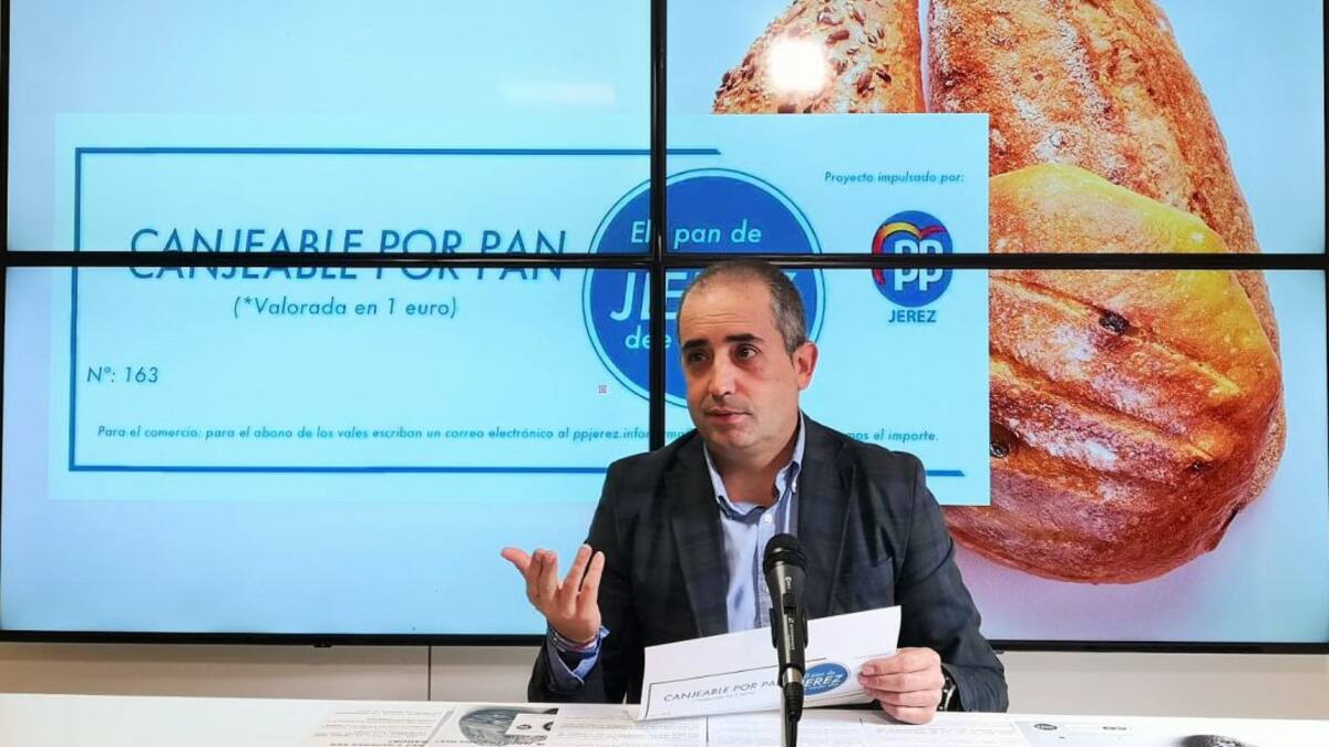 "El pan de Jerez de cada día", nueva propuesta del PP para ayudar a las familias más vulnerables