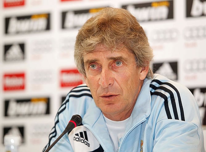 Pellegrini, en rueda de prensa