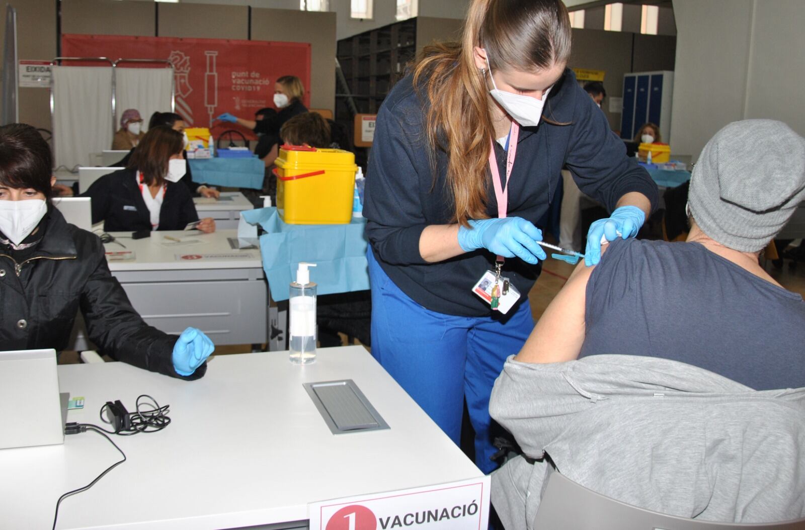 Vacunación covid en Castelló