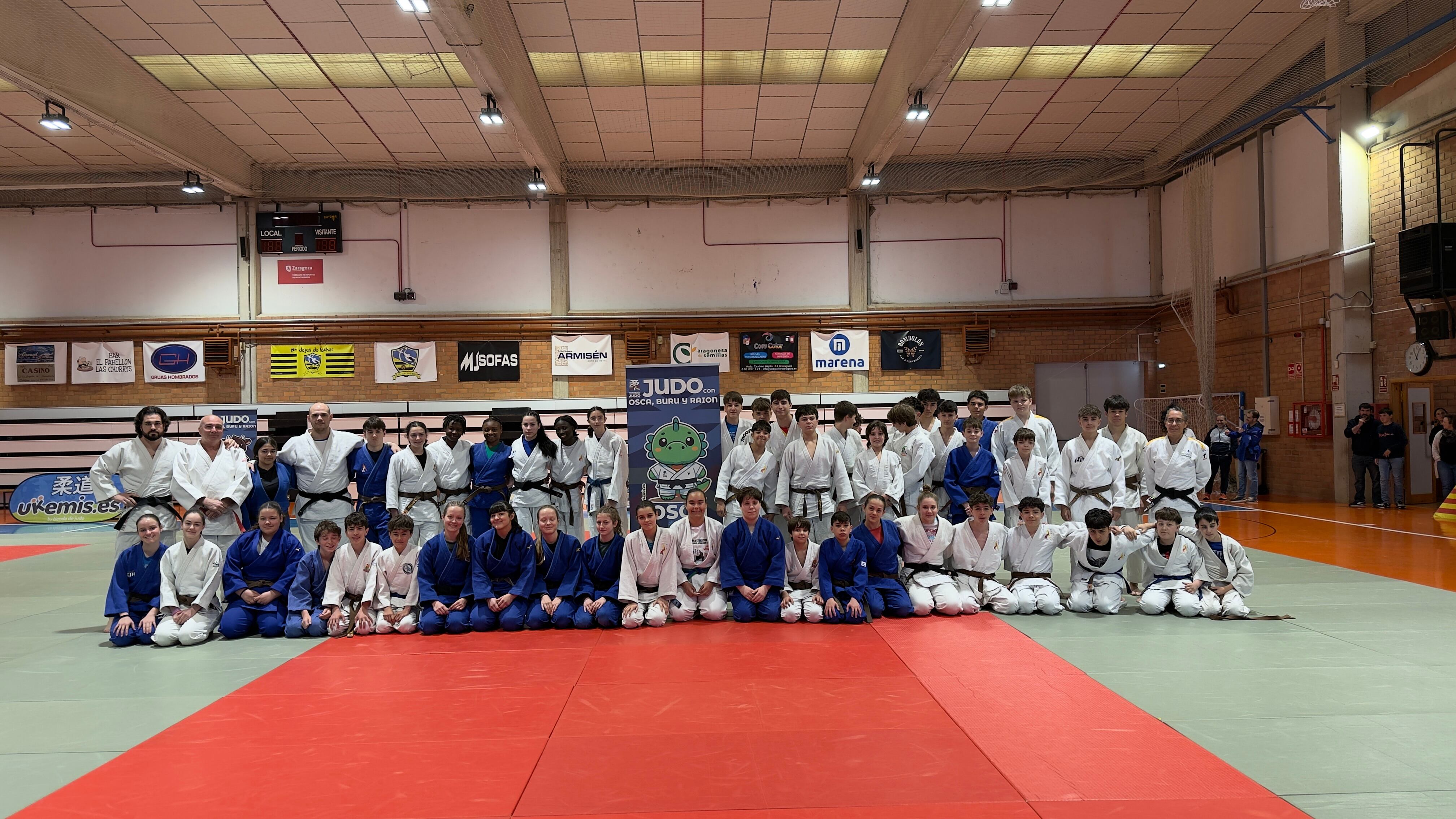 Judocas del CJ Huesca