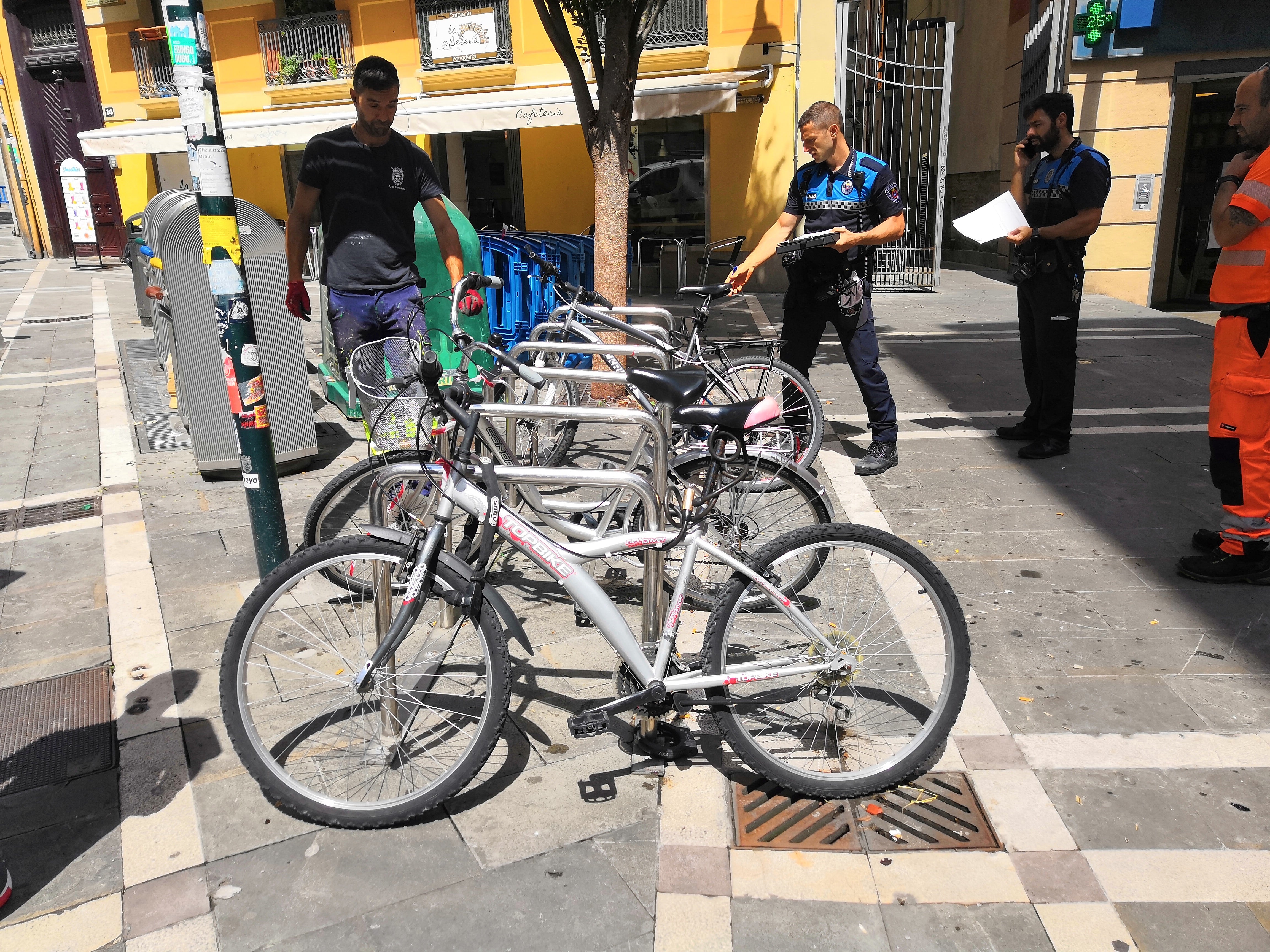 Retirada de estacionamientos para aparcar bicicletas