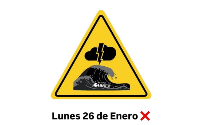 Cancelación Piratas de Nabia Lunes 26 de enero