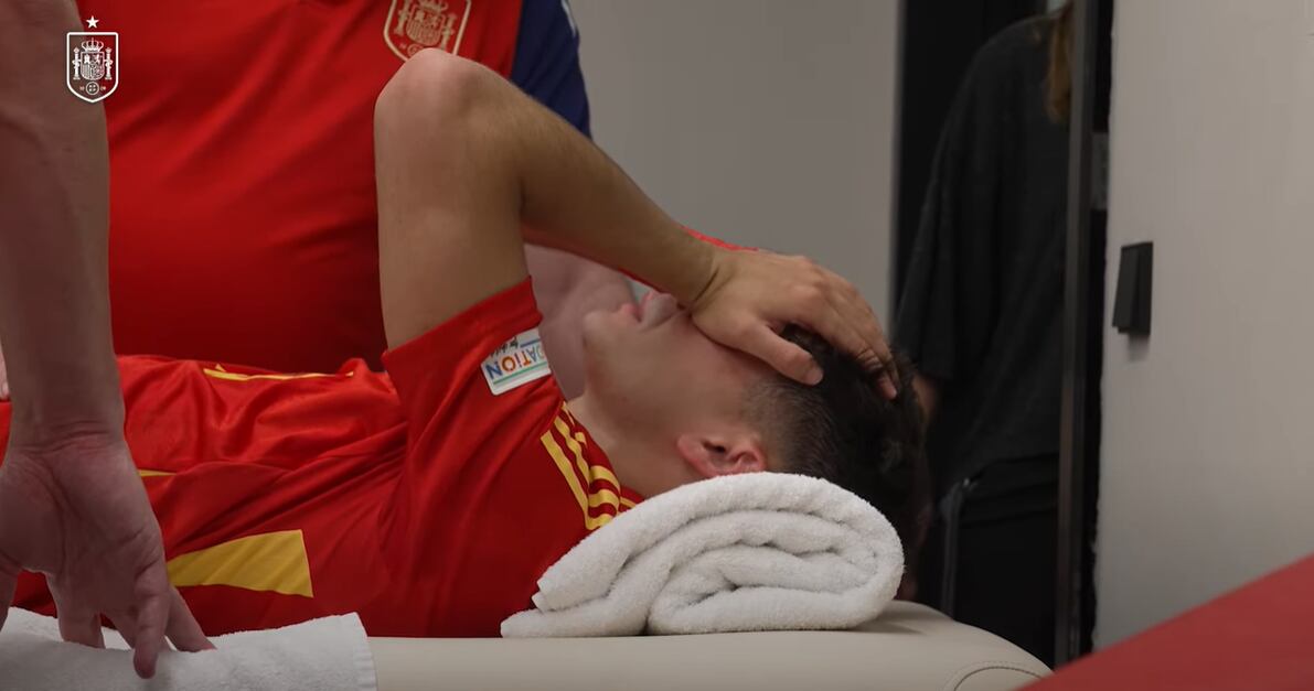 Las lágrimas de Pedri tras el España - Alemania de la Eurocopa 2024