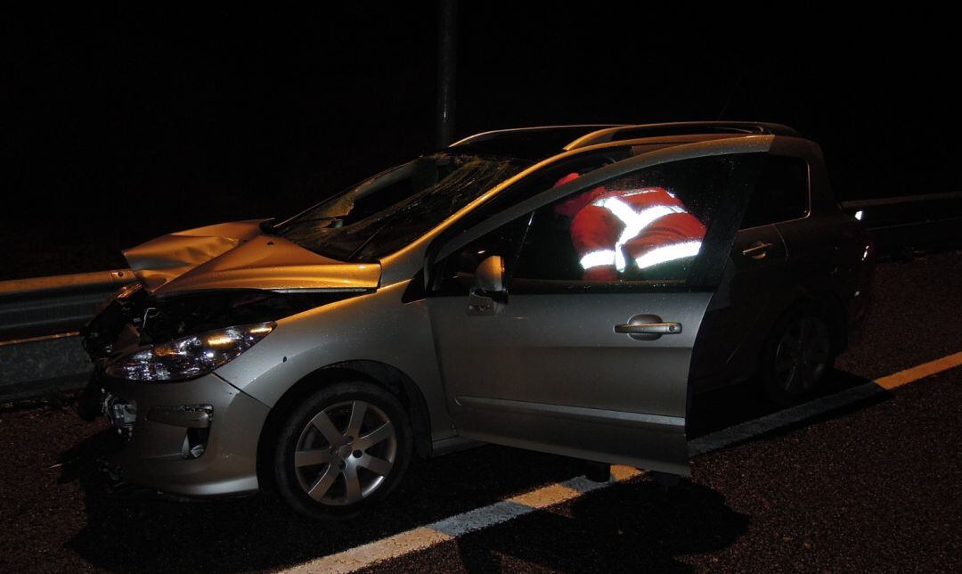 Vehículo accidentado