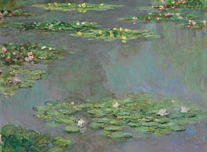 Fotografía cedida por Christie&#039;s que muestra una imagen de &#039;Nenúfares&#039;, del impresionista francés Claude Monet