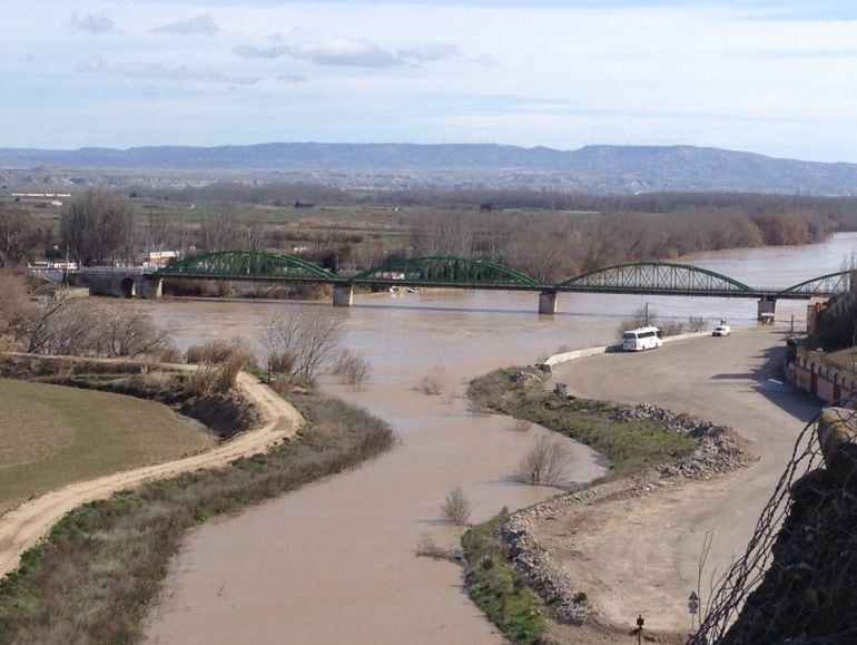 El Ebro, a su paso por Gallur