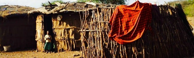 Poblado Masai en Tanzania