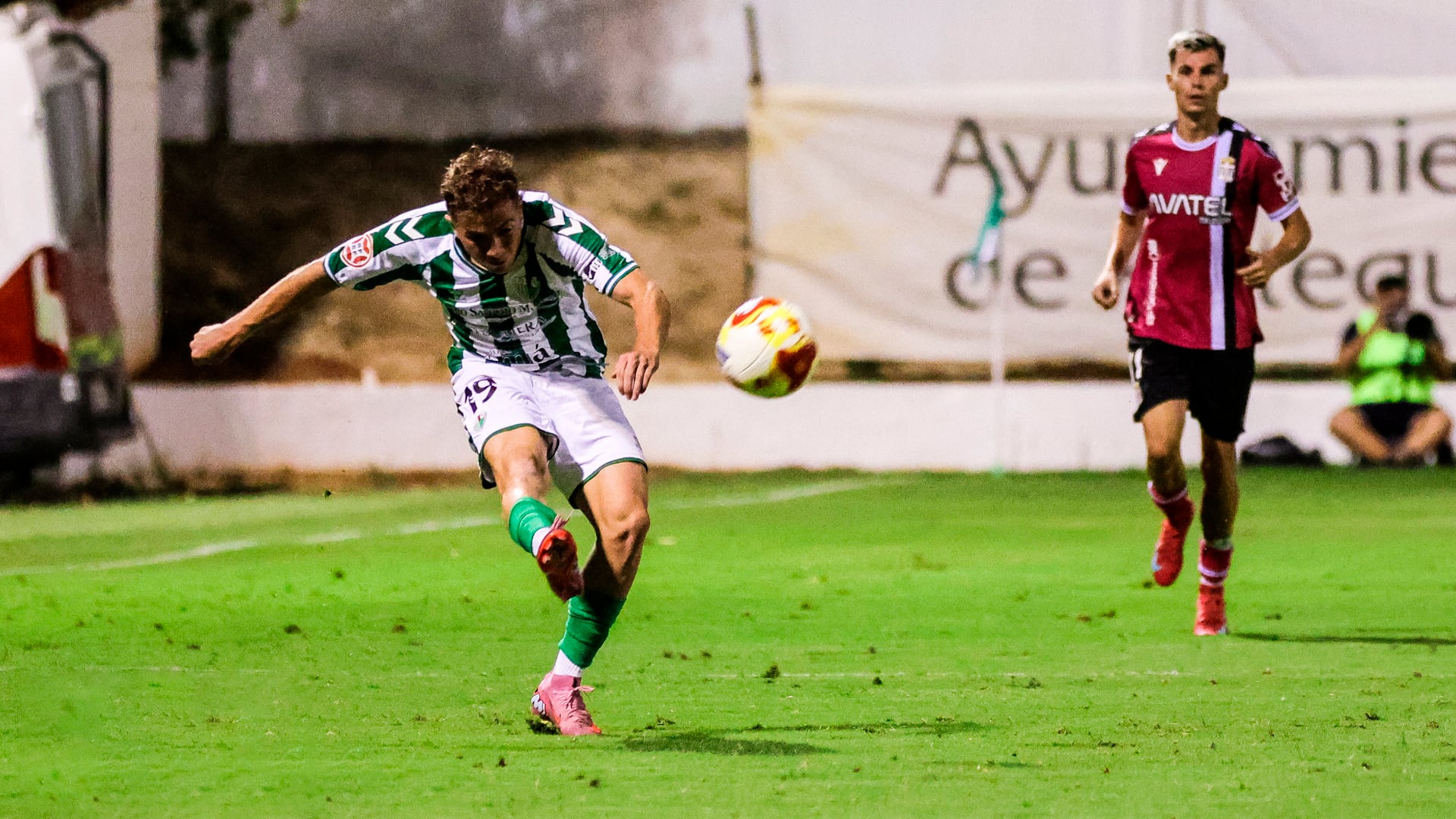 Álex Rubio en el partido de este domingo entre el Antequera y el Cartagena