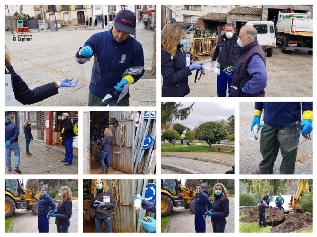 Reparto de mascarillas en El Espinar