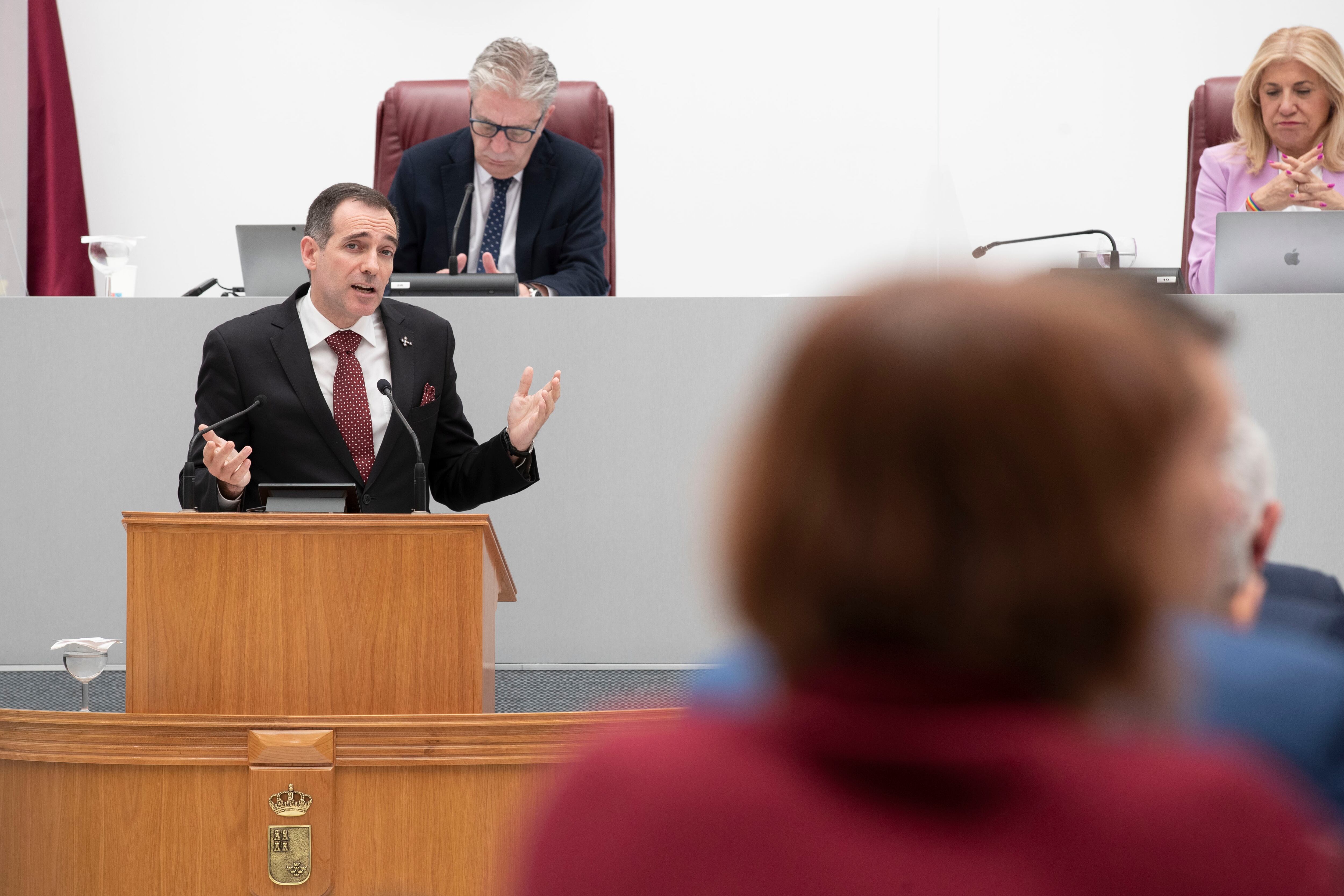 Juan José Liarte, portavoz del Grupo Parlamentario Vox en la Asamblea Regional de Murcia