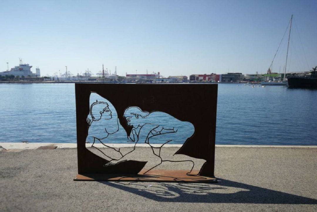 Obra del artista alcoyano que se instaló en La Marina de Valencia en septiembre y que generó cierta polémica