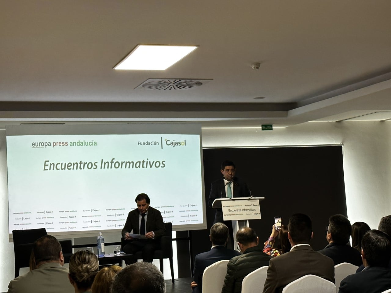 Francisco Reyes protagoniza un Encuentro Informativo de Europa Press este viernes en el Hotel HO Ciudad de Jaén.