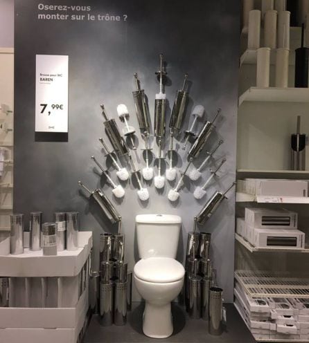 El Trono de Hierro de Ikea.