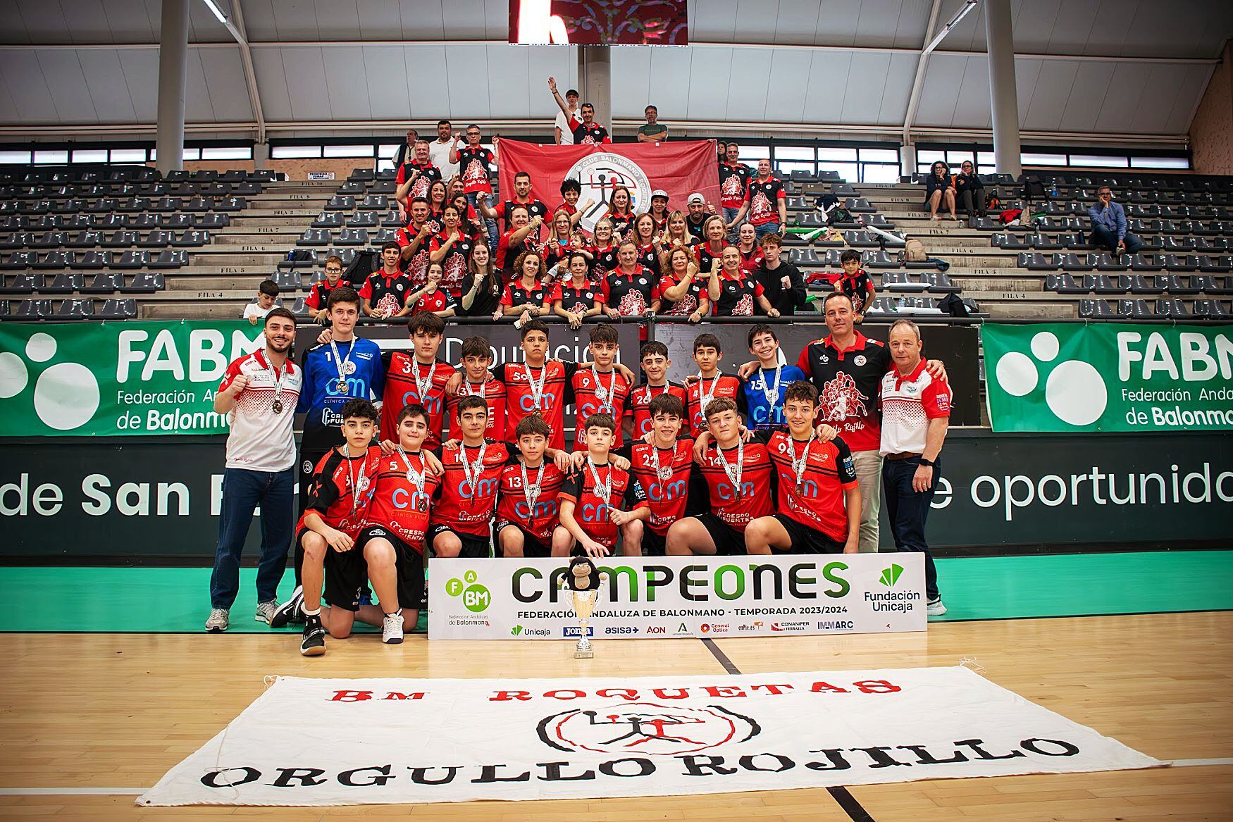 El infantil masculino que se proclamó campeón del CADEBA en San Fernando