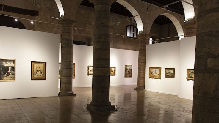El Palacio Almudí recoge la obra de 13 artistas murcianos que pasaron por El Prado