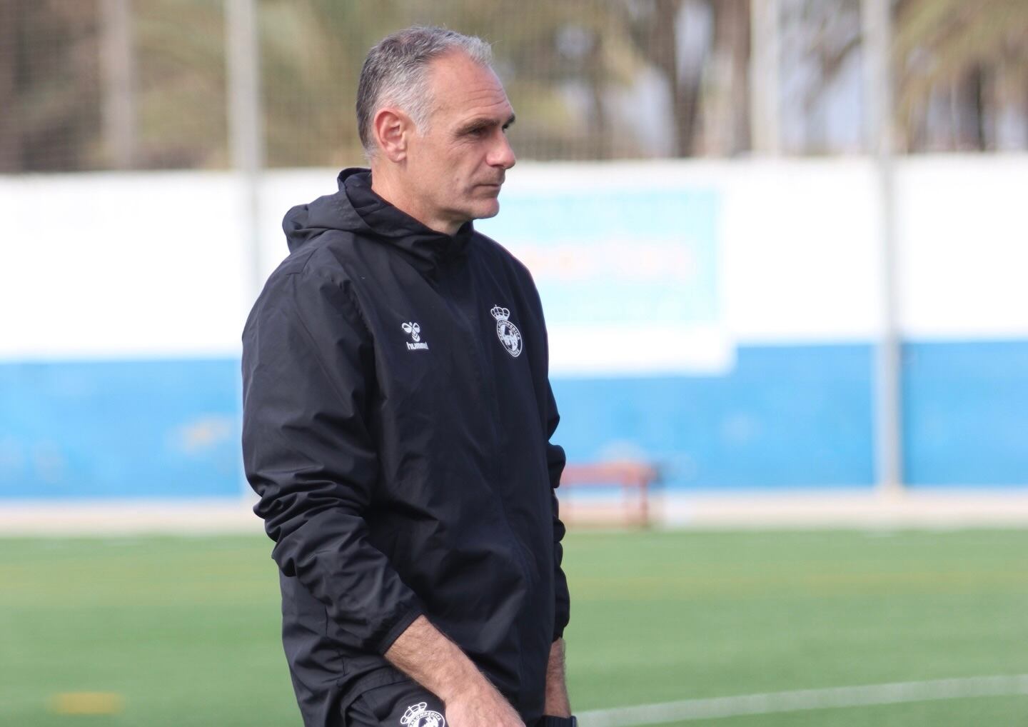 Carlos Guerra en un entreno