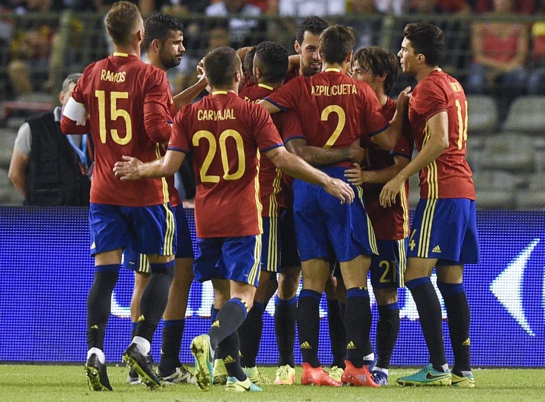 La selección española que fue a la Eurocopa de 2016