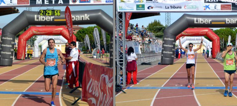 Cristóbal Ortigosa y Silvia Albín, ganadores del maratón