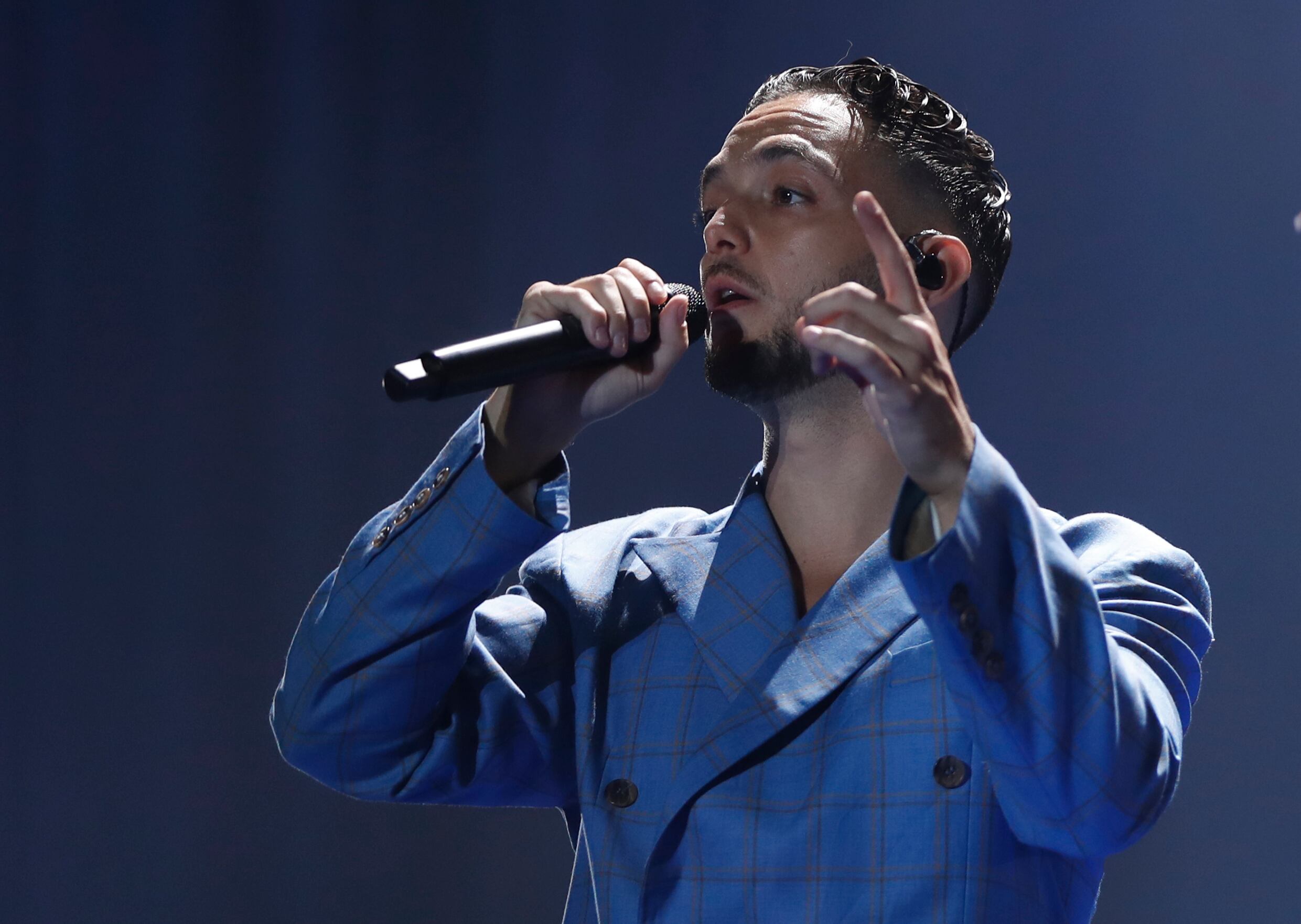 MÁLAGA, 08/09/2022.- El rapero C. Tangana durante el concierto que ofrece en el Andalucía Big Festival by Mad Cool, hoy jueves en Málaga. EFE/Jorge Zapata
