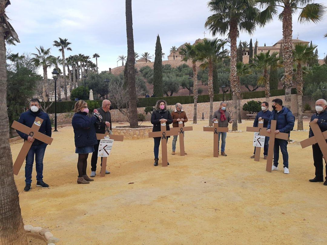 Protesta de hosteleros y comerciantes