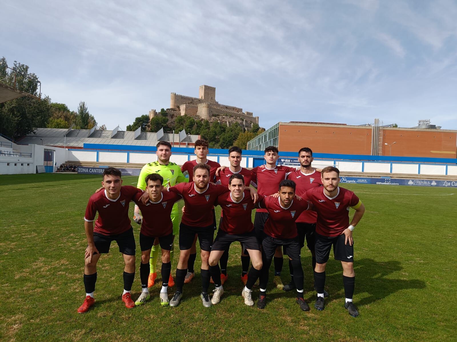 Alineación inicial del CD Caudetano