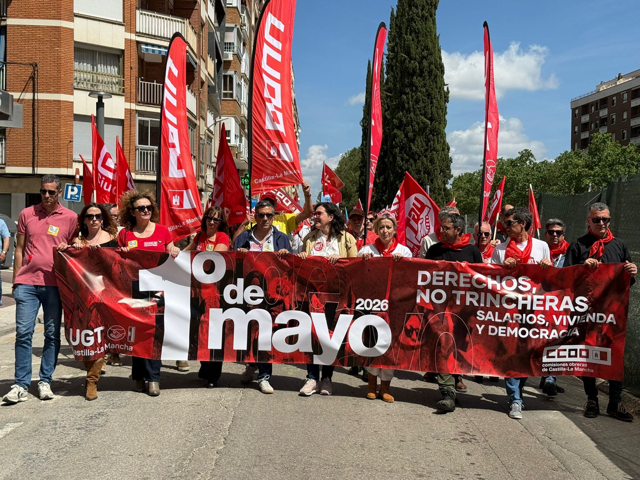 Manifestación del Primero de Mayo en Puertollano