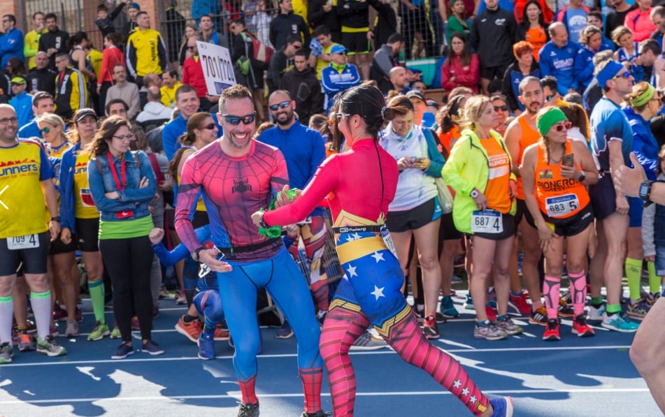 En la carrera ekiden de València